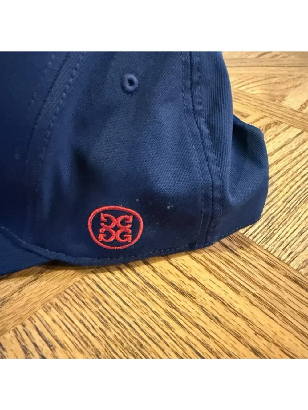 G/FORE Skull Cross Clubs Snapback Hat Navy Red Golf Adjustable Cap Performance